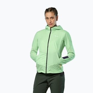 Damen-Windjacke Salewa Pedroc Polarlite Wind Hood pastel green