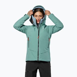 Damen-Regenjacke Salewa Ortles GTX 3L EPE willow