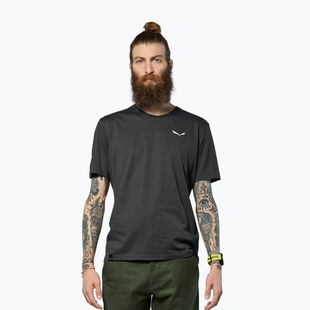 Herren T-Shirt Salewa Eagle Vocab black out