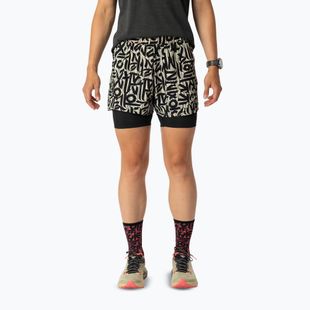 Laufshorts Damen DYNAFIT Trail 2IN1 overcast