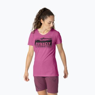 Damen-Trekking-Shirt DYNAFIT Transalper Pocket magenta/6070