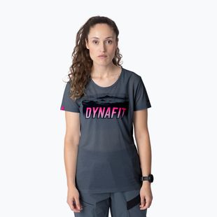 Damen-Trekking T-Shirt DYNAFIT Transalper Pocket cinder/6070