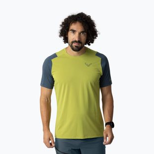 Herren-Trekking-T-Shirt DYNAFIT Transalper golden lime/0720