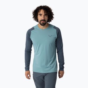 Herren Trekking-Langarmshirt DYNAFIT Transalper smoke blue/0720