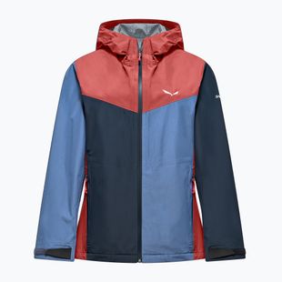 Damen-Regenjacke Salewa Puez Aqua 4 PTX 2.5L etruscan red/muli