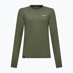 Damen-Trekking-Longsleeve Salewa Puez Dry dark olive