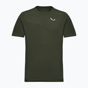 Herren-Trekking-T-Shirt Salewa Puez Sporty Dry dark olive