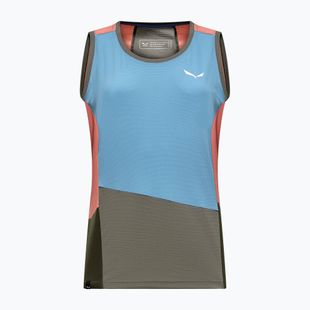 Damen-Trekking-Tanktop Salewa Puez Sporty Dry morning blue multi