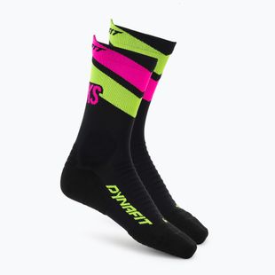 Socken DYNAFIT Ultra Crew black out ultra yellow/5A30