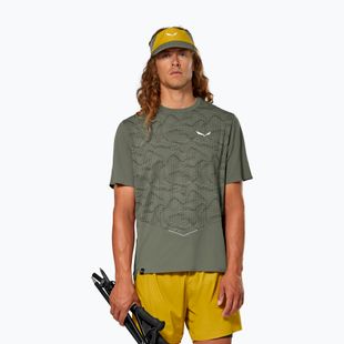 Herren T-Shirt Salewa Pedroc Tech Dry faded green