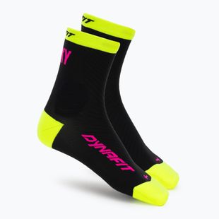 Socken DYNAFIT Trail Mid black out ultra yellow/5A30