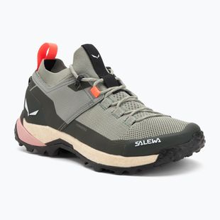 Damen-Trekkingschuhe Salewa Puez 2 Knit Powertex shadow/dark olive