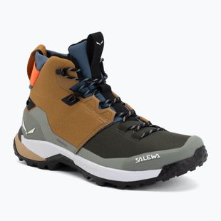 Herren-Trekkingschuhe Salewa Puez 2 Mid Ptx golden brown/shadow