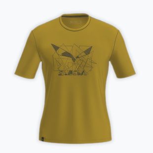 Herren-Shirt Salewa Eagle Geometric olive oil