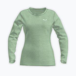 Damen-Trekking-Longsleeve Salewa Puez Melange Dry pastel green melange