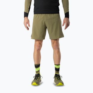 Herren-Laufshorts DYNAFIT Alpine Pro 2IN1 military green