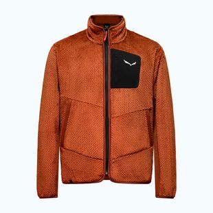 Herren-Trekkingsweatshirt Salewa Puez Warm Full Zip bombay brown
