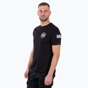 Alpha Industries Herren Space Shuttle T Shirt schwarz