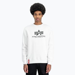 Herren Alpha Industries Basic weißes Sweatshirt
