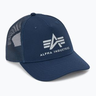 Herren Alpha Industries Basic Trucker Baseballmütze rep.blau