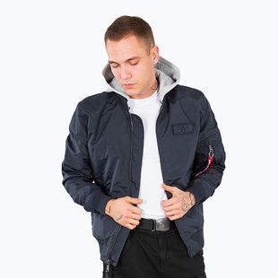 Alpha Industries Herrenjacke MA-1 TT Two Tone Hood rep.blue