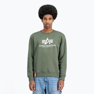 Alpha Industries Herren Basic Sweatshirt dunkel oliv