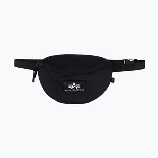 Alpha Industries Gummi Druck Gürteltasche schwarz