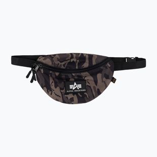 Alpha Industries Rubber Print Gürteltasche schwarz camo