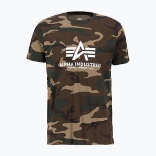 Alpha Industries Herren Basic Camo T-Shirt wdl camo 65