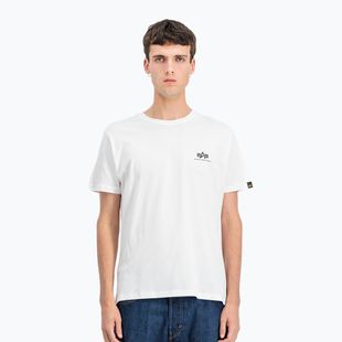 Alpha Industries Herren-T-Shirt Backprint weiß