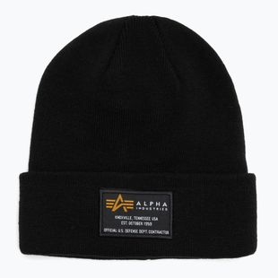 Alpha Industries Crew Mütze schwarz