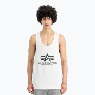 Herren Alpha Industries Basic Tank Body Building T-Shirt weiß