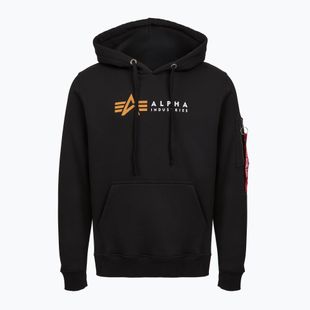Alpha Industries Herren Sweatshirt Alpha Label schwarz