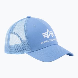 Herren Alpha Industries Basic Trucker Baseballkappe hellblau