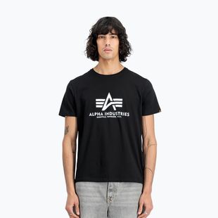 Alpha Industries Herren Basic T Shirts (2 Stück) schwarz