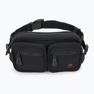 Alpha Industries Label 1,5 l schwarzer Nierenbeutel