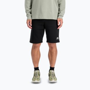 Herren Alpha Industries Basic Small Logo II Shorts schwarz