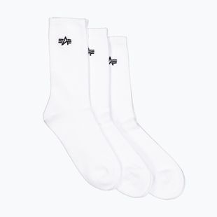Alpha Industries Herrensocken Basic 3 Paar weiß