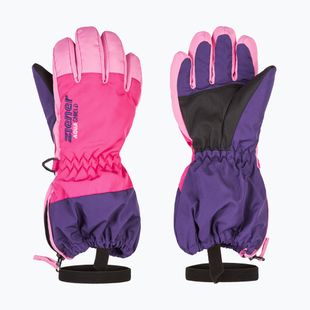 Skihandschuhe Kinder ZIENER Levio As Minis dark purple