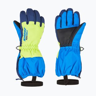ZIENER Levio AS Minis Persisch Blau Skihandschuhe