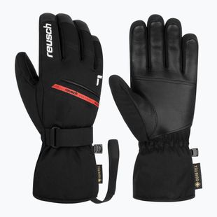 Skihandschuhe Reusch Morris GORE-TEX black/white/fire red
