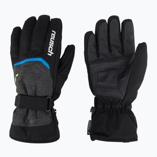 Reusch Primus R-Tex XT Skihandschuhe black melange/safety yellow/brilliant blue