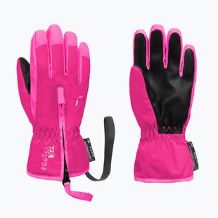 Kinder-Skihandschuhe Reusch Ben fuchsia purple/knockout pink