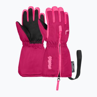 Kinder Skihandschuhe Reusch Tom fuchs purp/knockout pink
