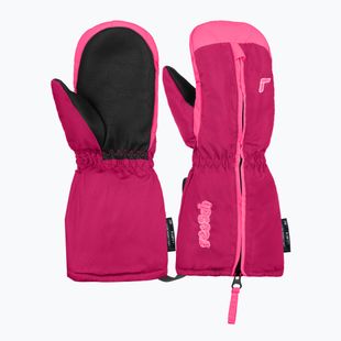Skihandschuhe Kinder Reusch Tom Mitten fuchsia purple/knockout pink