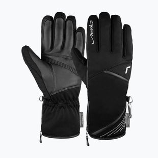 Damen-Skihandschuhe Reusch Lore Stormbloxx black/silver