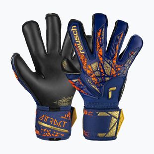 Reusch Attrakt Gold X Evolution Premium Torwarthandschuhe blau/gold/schwarz