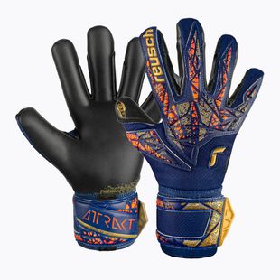Torwarthandschuhe Reusch Attrakt Gold X premium blue/gold/black