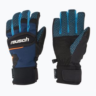 Skihandschuhe Reusch Dragon R-Tex XT Jogginghoses blue/orange popsicl