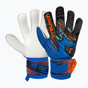 Torwarthandschuhe Reusch Attrakt Solid electric blue/shocking orange